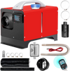 VEVOR Diesel Air Heater, 5KW 12V Parking Heater, Mini Truck Heater, Single Outlet Hole, with Black LCD, Remote Control, Fast Heating Diesel Heater, For RV Truck, Boat, Bus, Car Trailer, Motorhomes