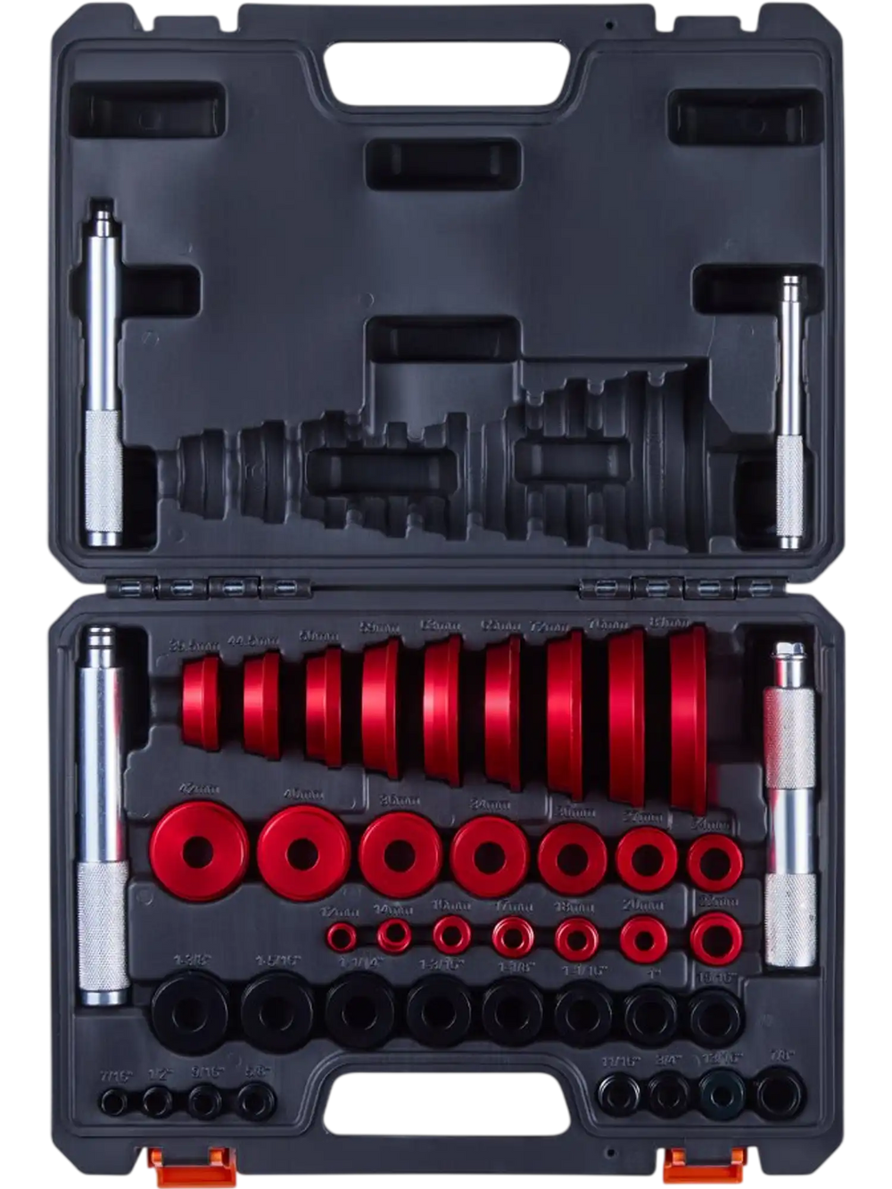 VEVOR Bearing Press Kit, 43 Pcs, Bearing Race and Seal Driver Set with 39 Bushings & Handle Shafts, Bushing Driver Tool Set, Heavy Duty Aluminum Alloy Removal Installation Tool Kit with Storage Case