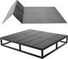 VEVOR Bunkie Board, Cal King Size 72.4 x 83.8 in, Foldable Bed Board Under Mattress with Hook-and-Loop Straps, PP Core with 600D Oxford Fabric, Anti-Sag for Metal Frames, Bunk Beds, and Sleeper Sofas