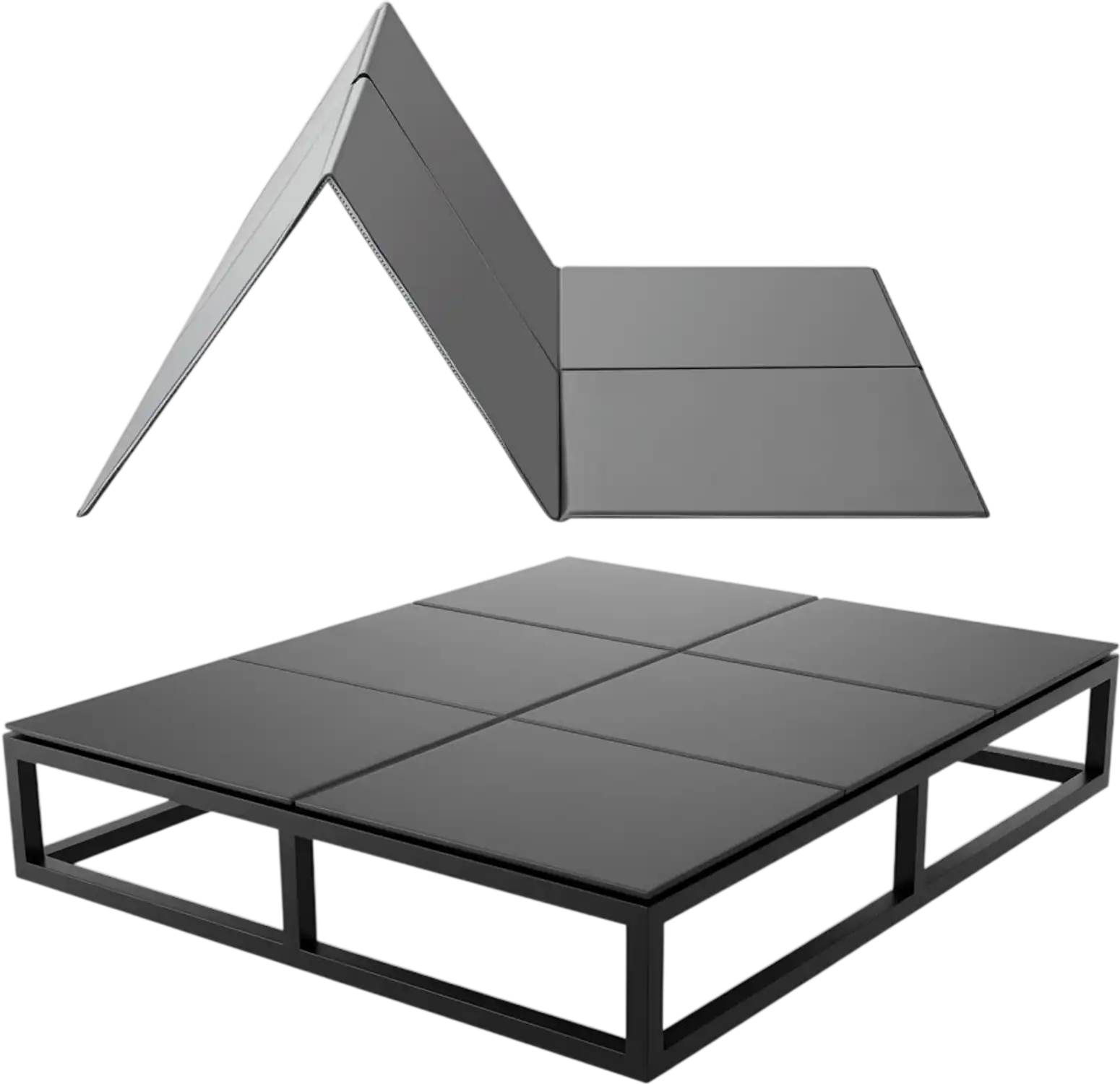 Vevor Folding Bunkie Board Full 75.6