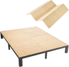 VEVOR Bunkie Board, King Size 76.8 x 70.1 in, Foldable Bed Board Under Mattress with Nylon Webbing, Plywood, Rounded Edges, Anti-Sag Design for Metal Frames, Sleeper Sofas, Platform and Bunk Beds