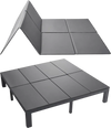 VEVOR Bunkie Board, King Size 80.3 x 75.9 in, Foldable Bed Board Under Mattress with Hook-and-Loop Straps, PP Core with 600D Oxford Fabric, Anti-Sag for Metal Frames, Bunk Beds, and Sleeper Sofas