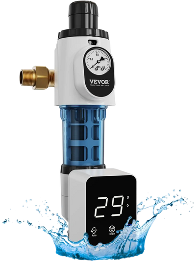 Vevor Whole House Sediment Filter Spin Down 40 Micron 3/4