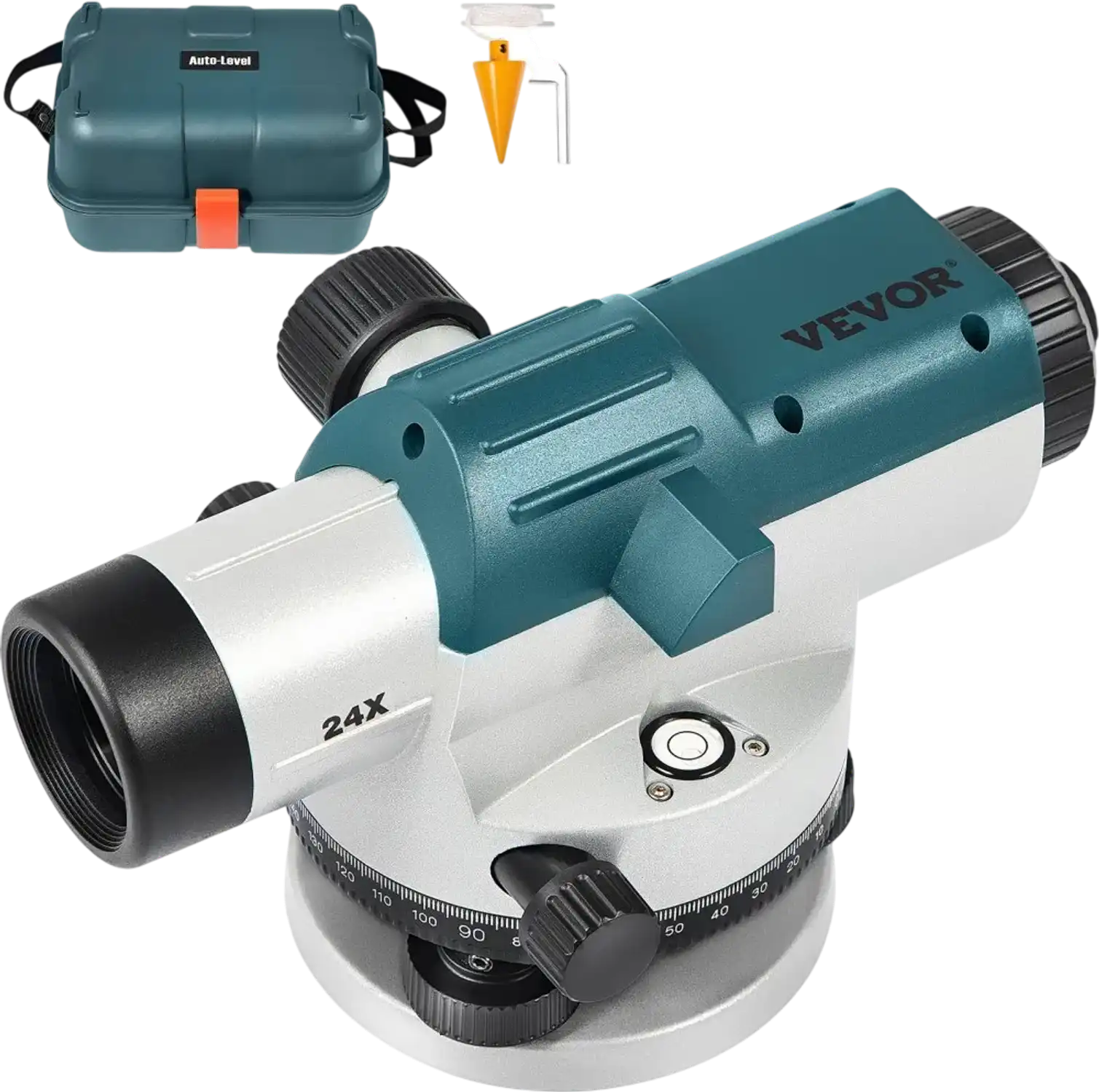 Vevor Automatic Optical Level 24X Waterproof Builders Level Kit New