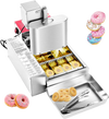 VEVOR Commercial Automatic Donuts Machine, 4 Rows Donuts Making Equipment, 240 pcs/hour Electric High Power Doughnut Maker, Stainless Steel Frying Auto Fryer, with Intelligent Control