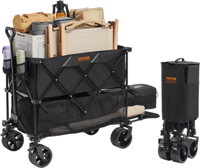 Vevor Wagon Foldable Double Decker All-Terrain Utility Cart New