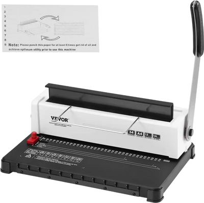 Vevor Binding Machine Coil Spiral Book Maker New