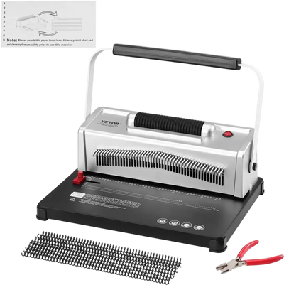 Vevor Binding Machine Coil Spiral Book Maker with Electric Binding New