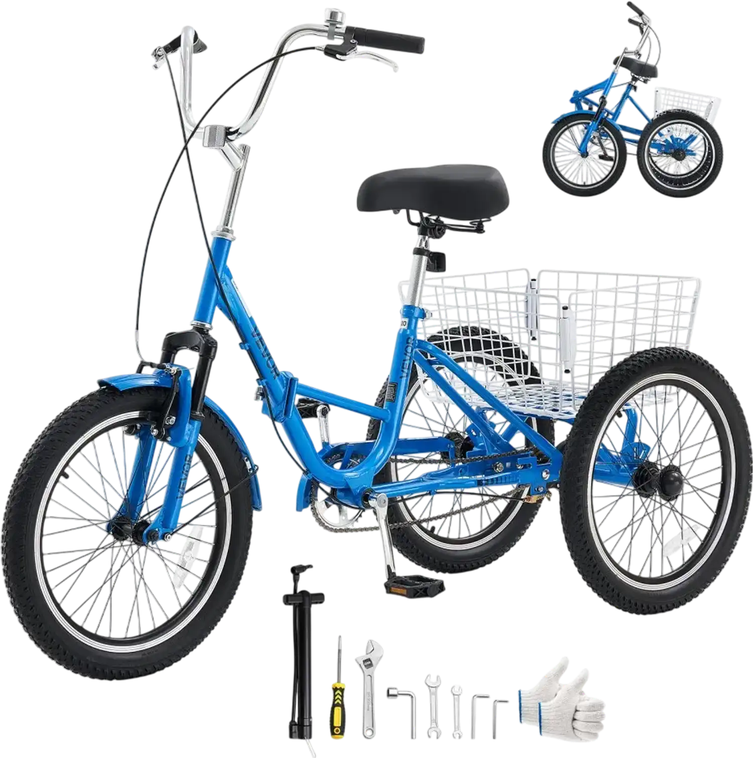 Vevor Tricycle Folding Adult 20