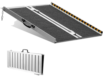 Vevor Wheelchair Ramp Portable Folding Threshold 2' 800 lbs New