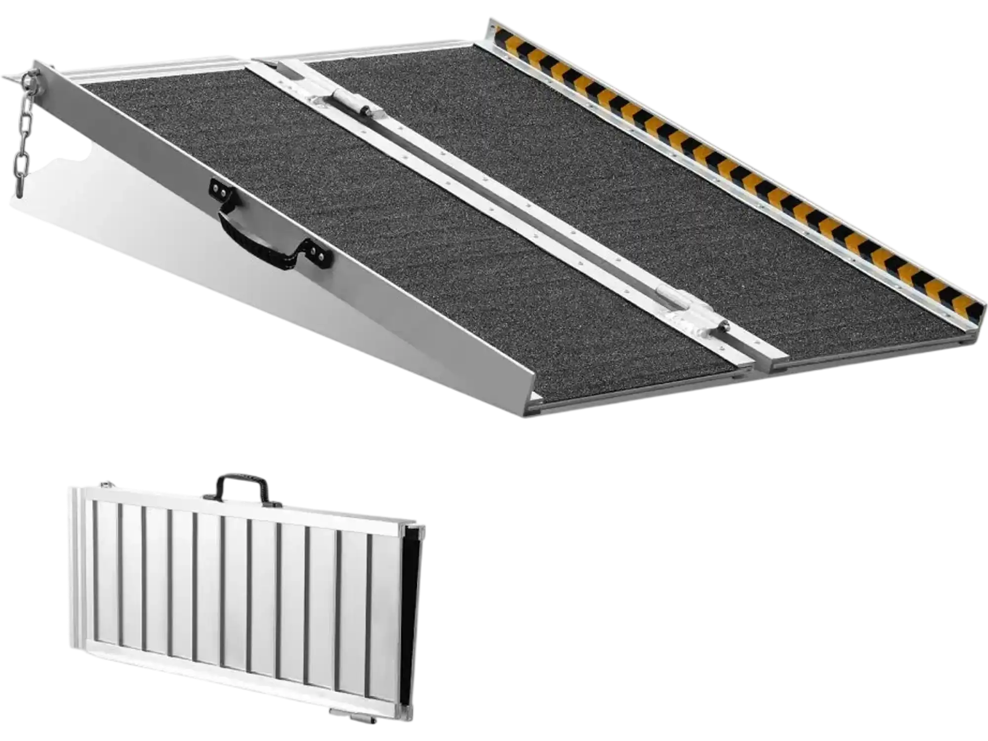 Vevor Wheelchair Ramp Portable Folding Aluminum 3' Threshold Ramp New