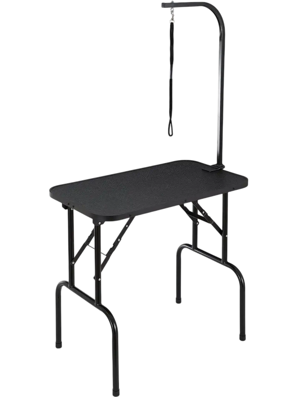 VEVOR Pet Grooming Table Arm with Clamp, 32''x18'' Dog Grooming Station, Foldable Pets Grooming Stand for Medium and Small Dogs, Free No Sit Haunch Holder with Grooming Loop, Bearing 220lbs