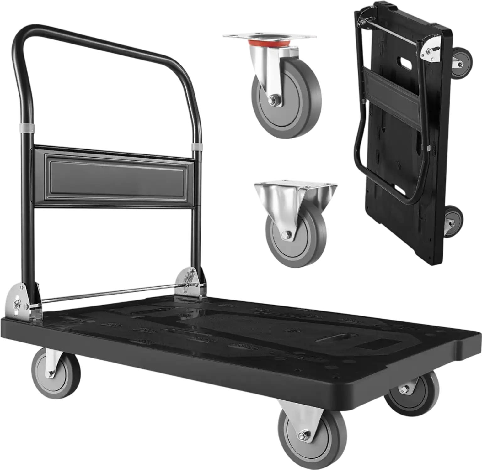 Vevor Platform Cart Foldable Push Dolly 1000 lbs 35.2