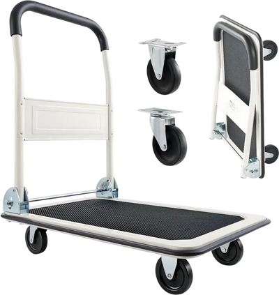 Vevor Push Cart Dolly Foldable Platform Truck 330 lbs 29