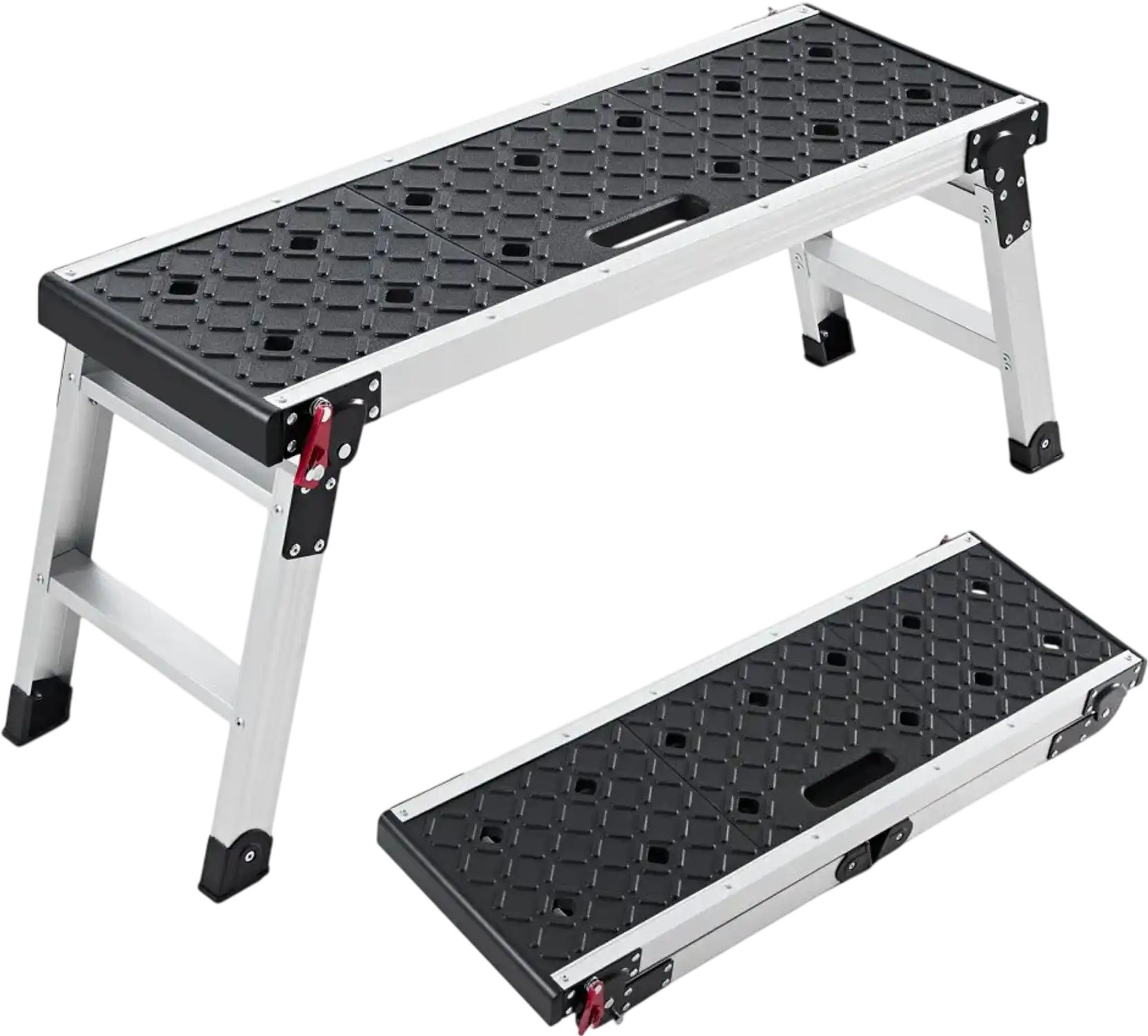 Vevor Work Platform Folding Aluminum Step Stool 35.8