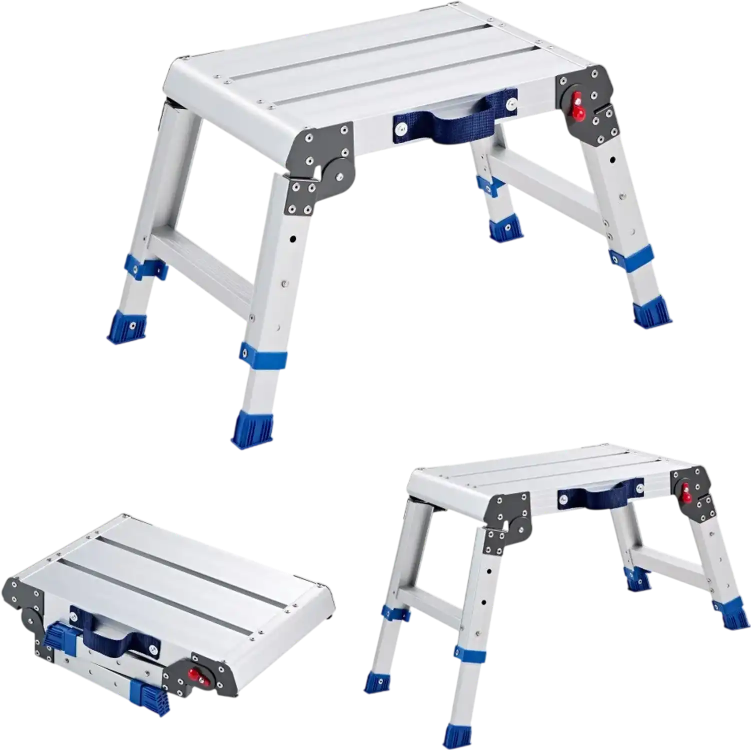 Vevor Work Platform Folding Adjustable Height 12-16