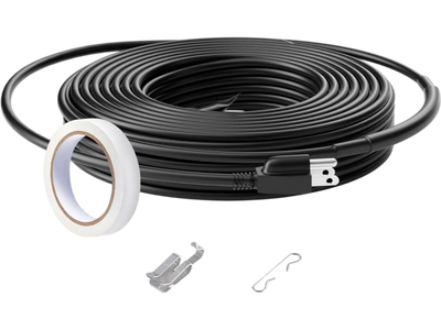 Vevor Heating Cable Self-Regulating 30' Roof and Pipe Heat Tape New