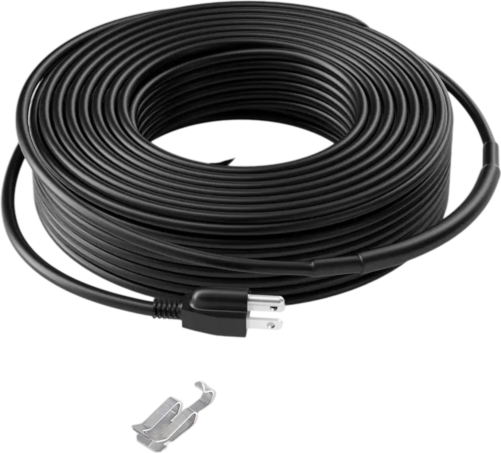 Vevor Pipe Heating Cable Self-Regulating 120' 5W/FT Heat Tape for Pipes Roof Snow Melting De-Icing Gutter Freeze Protection New