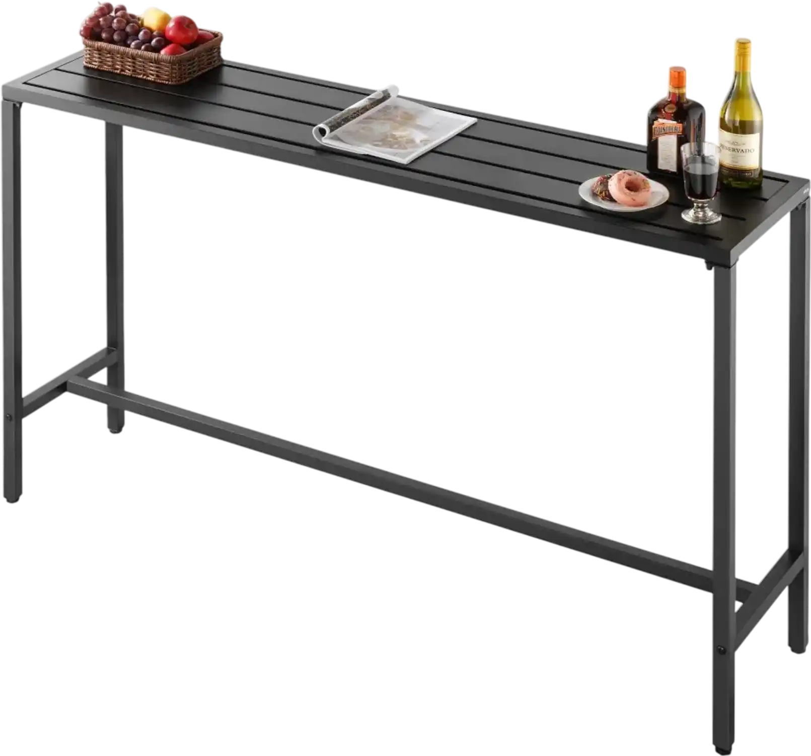 Vevor Outdoor Bar Table Waterproof Patio Dining Table 63