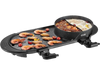 VEVOR Hot Pot with Grill, 2200W 2-in-1 Electric Smokeless Grill and Hot Pot, Korean BBQ Shabu Shabu Hotpot with Separate Dual Temperature Control, Non-stick Pan, for 1-6 People Family Dinning