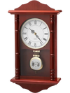 VEVOR Grandfather Clock, 18 in Classic Vintage Pendulum Clock, Pine Wood & MDF Wall Clocks with Quartz Movement and Quiet Design, for Living Room, Bedroom, Home Decor, and Gift (Cherry Tone Finish)