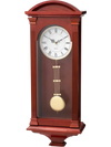 VEVOR Grandfather Clock, 26.7 in Classic Vintage Pendulum Clock, Pine Wood & MDF Wall Clocks with Quartz Movement and Quiet Design, for Living Room, Bedroom, Home Decor & Gift (Cherry Tone Finish)