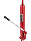 VEVOR Hydraulic Long Ram Jack, 8 Tons/17363 lbs Capacity, with Single Piston Pump and Clevis Base, Manual Cherry Picker with Handle, for Garage/Shop Cranes, Engine Lift Hoist, Red