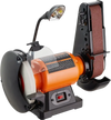 VEVOR 8 Inch Bench Grinder with 2 x28 Inch Belt Sander Combo, Bench Grinder Sander with 2.5A Induction Motor for Metalworking Sharpening Grinding
