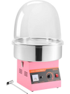 VEVOR Electric Cotton Candy Machine, 1000W Commercial Floss Maker With Cover, Commercial Cotton Candy Machine w/Stainless Steel Bowl & Sugar Scoop, Ideal for Carnival, Birthday, Family Party, Pink