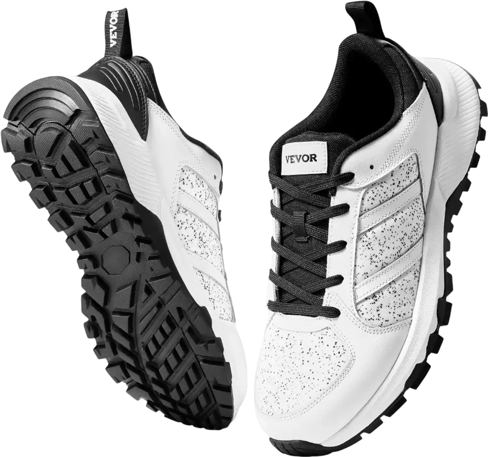 Vevor Cross Training Shoes US 13 White Wide Toe Box Arch Support Lace-Up New