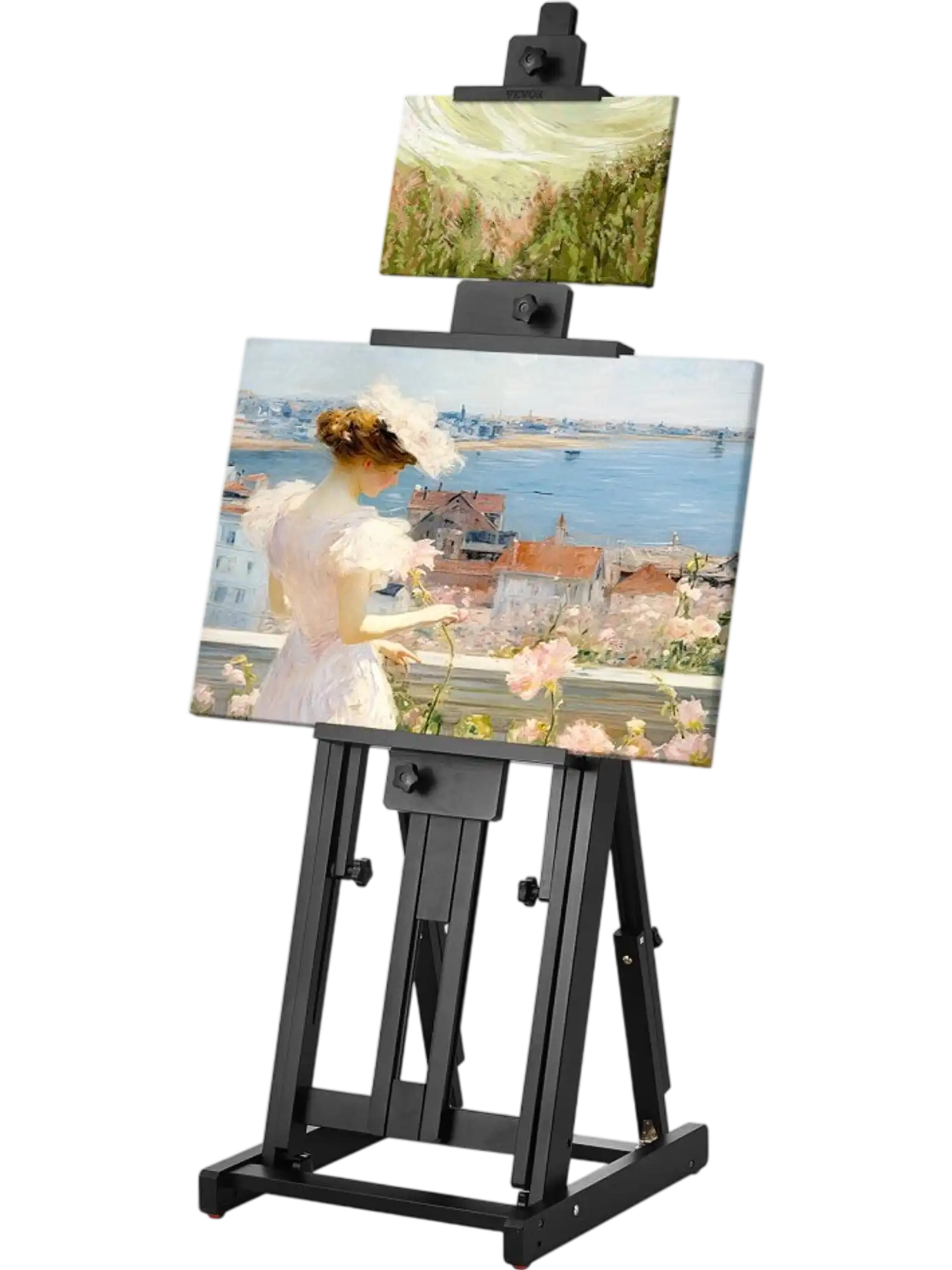 Vevor Studio Easel H-Frame Beechwood Adjustable 77