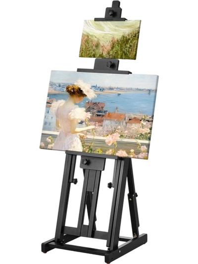 VEVOR Studio H-Frame Easel, Holds Canvas Art up to 77