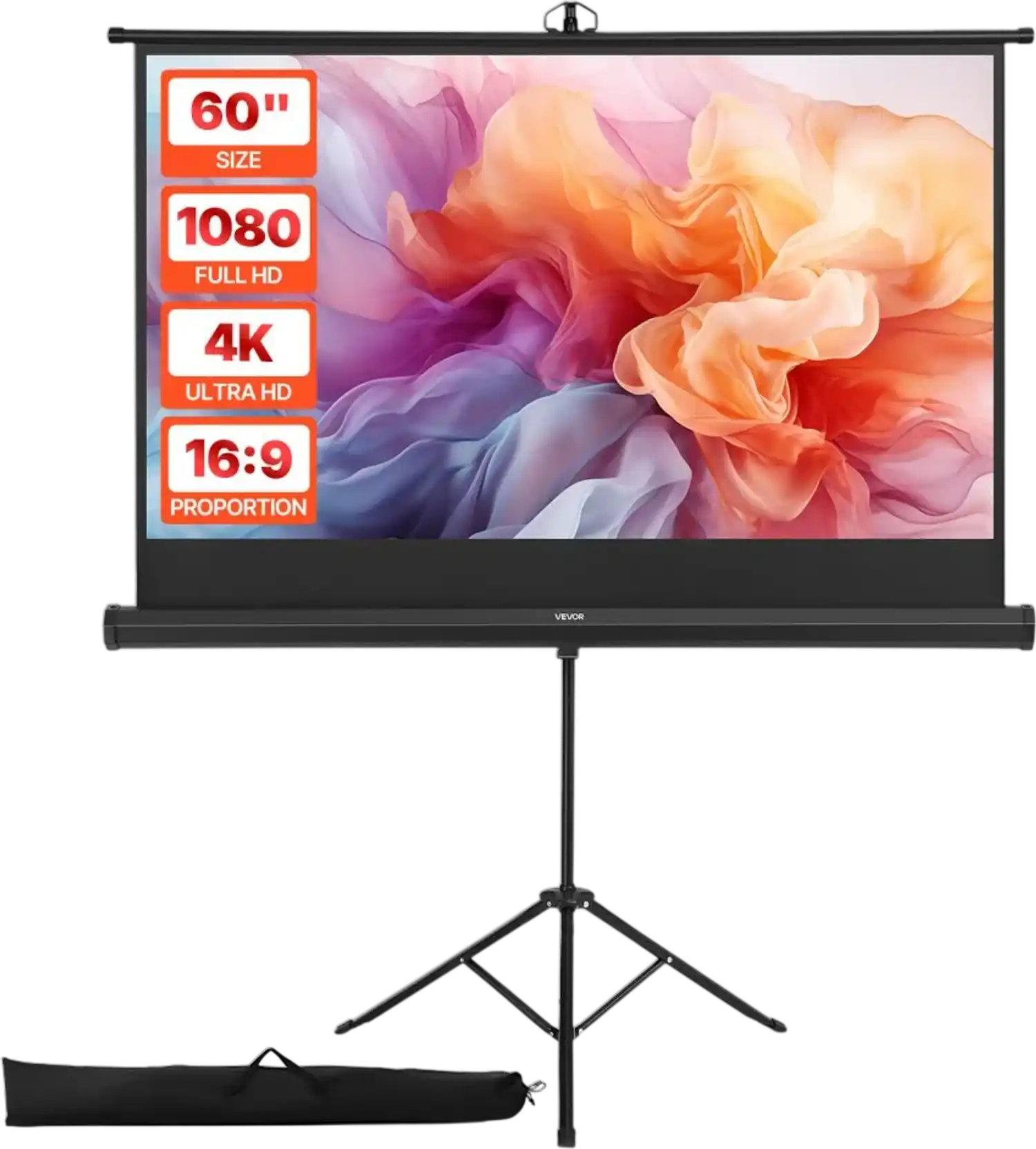 Vevor Projector Screen Portable Tripod Stand 60