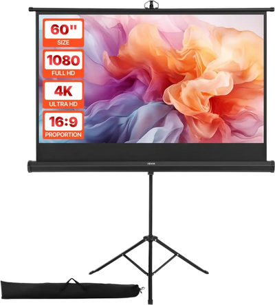 Vevor Projector Screen Portable Tripod Stand 60
