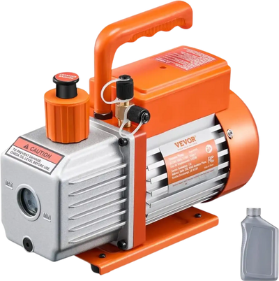 Vevor Vacuum Pump 3.5 CFM Single-Stage Rotary Vane HVAC Pump New