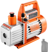 VEVOR Vacuum Pump, 3.5 CFM 1/4 HP, HVAC Single Stage Rotary Vane AC Vacuum Pump, for R134a R22 R410a Systems, with Oil Bottle, 1720 PRM, for Automotive Air Conditioner Maintenance Resin Degassing