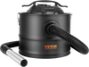 VEVOR Ash Vacuum Cleaner, 4 Gallon with 1200W Powerful Suction, Ash Vac Collector with 47.2 in Flexible Hose, for Fireplaces, Pellet Stoves, Wood Stove, Log Burner, Grills, Pizza Ovens, Fire Pits