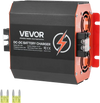 VEVOR 12V 20A DC to DC Battery Charger, 250W, On-Board Battery Charger for Lead-Acid, Lithium, AGM, GEL, and Flooded Batteries, Smart Multi-Stage Charging, for RVs, Commercial Vehicles, Boats, Yachts