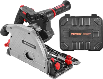 Vevor Track Saw Cordless Brushless Plunge Circular Saw Kit 5-1/2