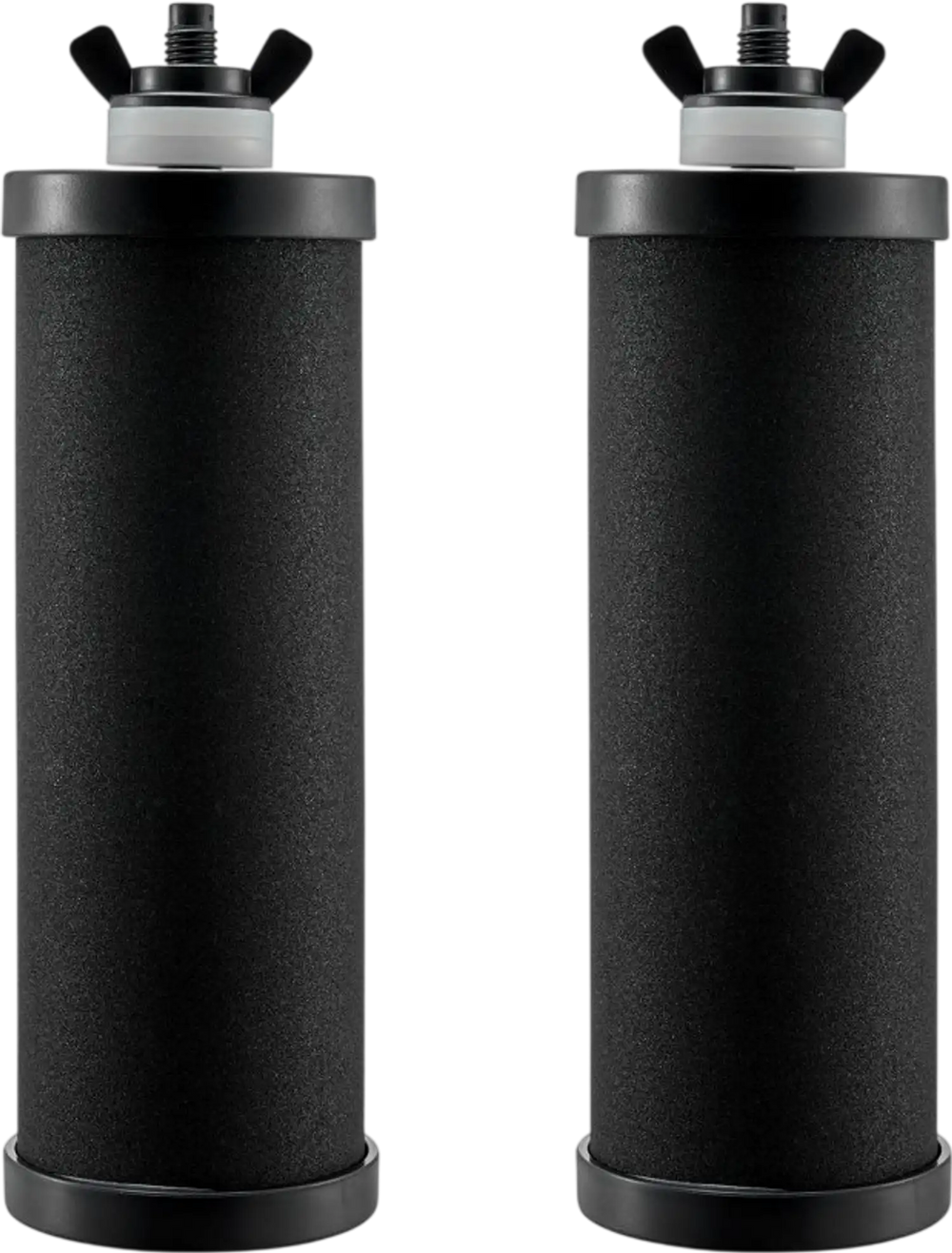 VEVOR Water Filters Replacement, Purification Elements, Activated Carbon Replacement Filters, Easy to Replace Water Filter, Gravity Water Filter System, Compatible with Most Brands, Pack of 2, Black