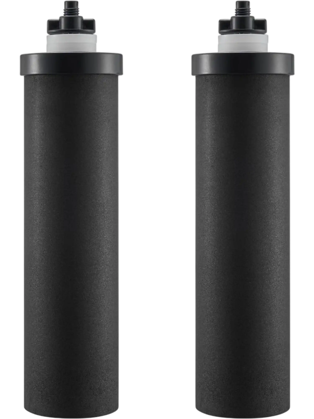 VEVOR Water Filters Replacement, Purification Elements, Activated Carbon Replacement Filters, Easy to Replace Water Filter, Gravity Water Filter System, Compatible with Most Brands, Pack of 2, Black