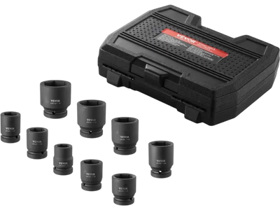 VEVOR Axle Nut Impact Socket Set, 1