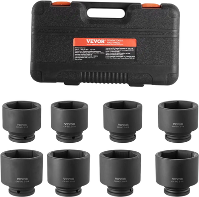 Vevor Impact Socket Set Axle Spindle Nut 3/4