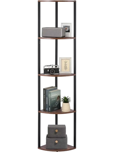 Vevor Corner Shelf 5-Tier LED Light 64