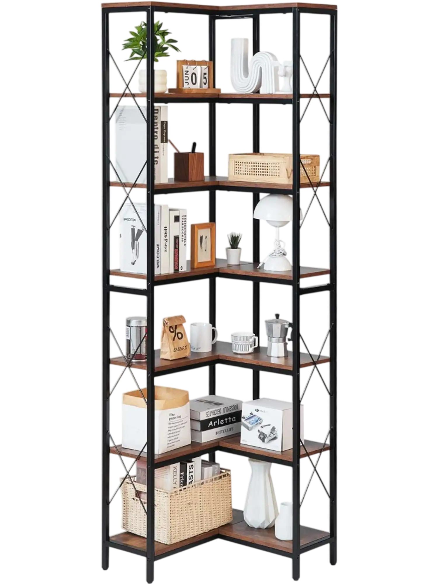 Vevor Corner Bookshelf 79