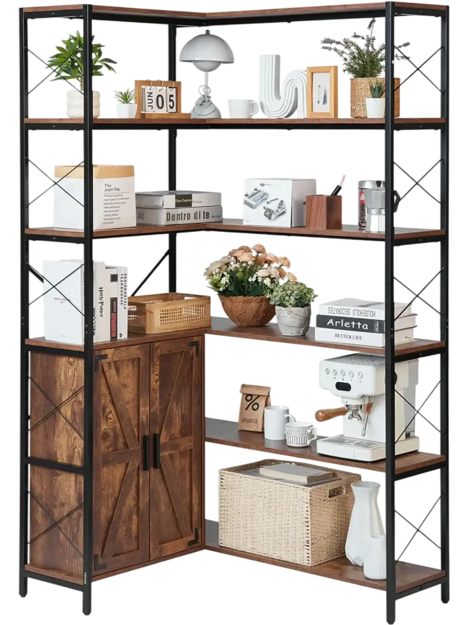 Vevor Corner Bookshelf 70