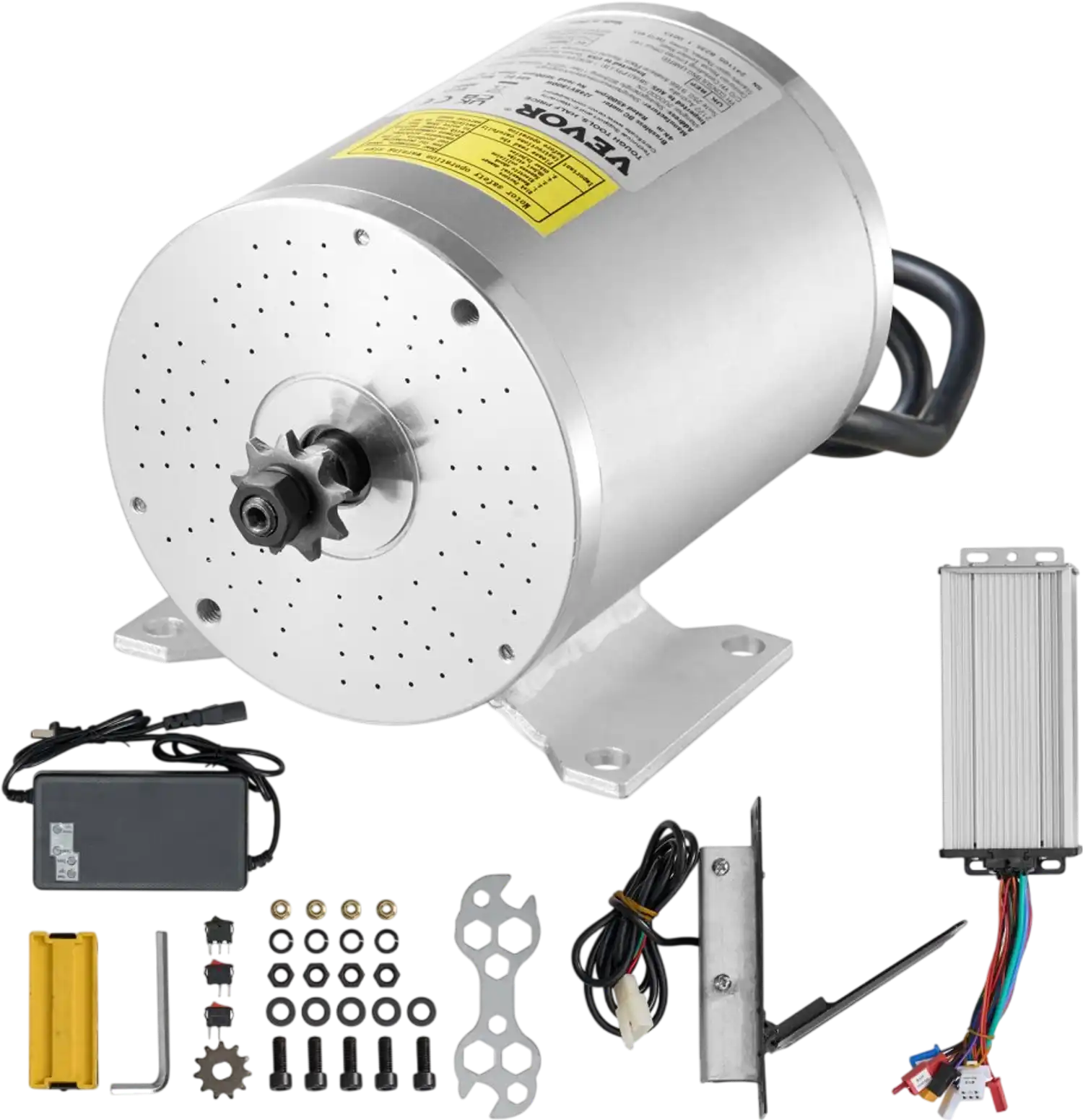 Vevor Brushless DC Motor Kit 48V 1800W 4500 RPM Complete Kit New