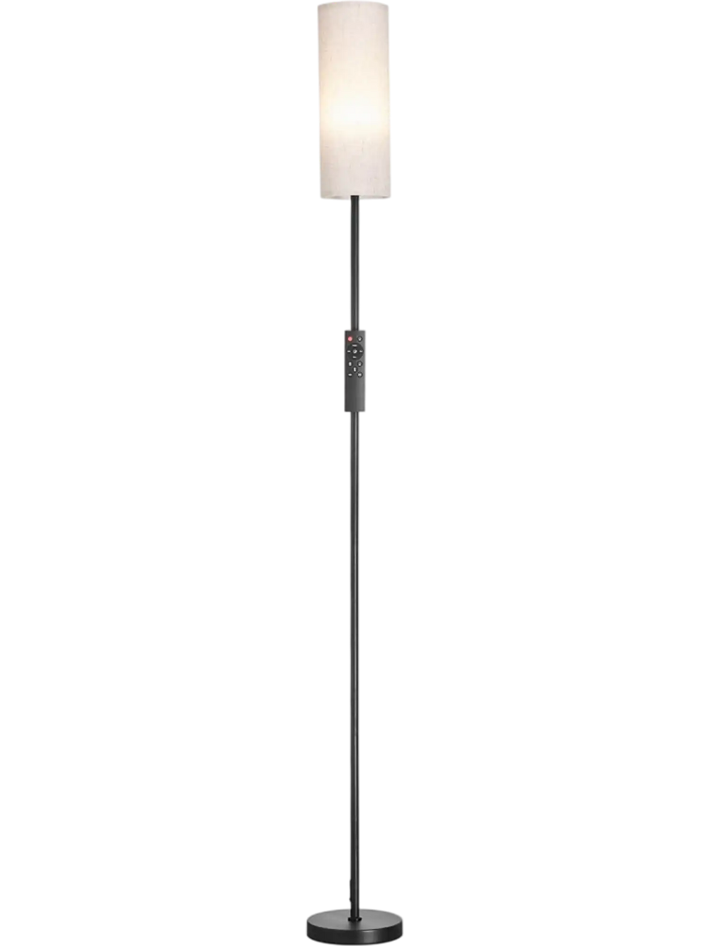 VEVOR Dimmable Floor Lamp, Stepless Adjustable Colors, Modern Standing Lamp with Remote Control, Foot Switch & APP Control, Tall Floor Lamp for Living Room, Bedroom, Office, 9W LED Bulb Included
