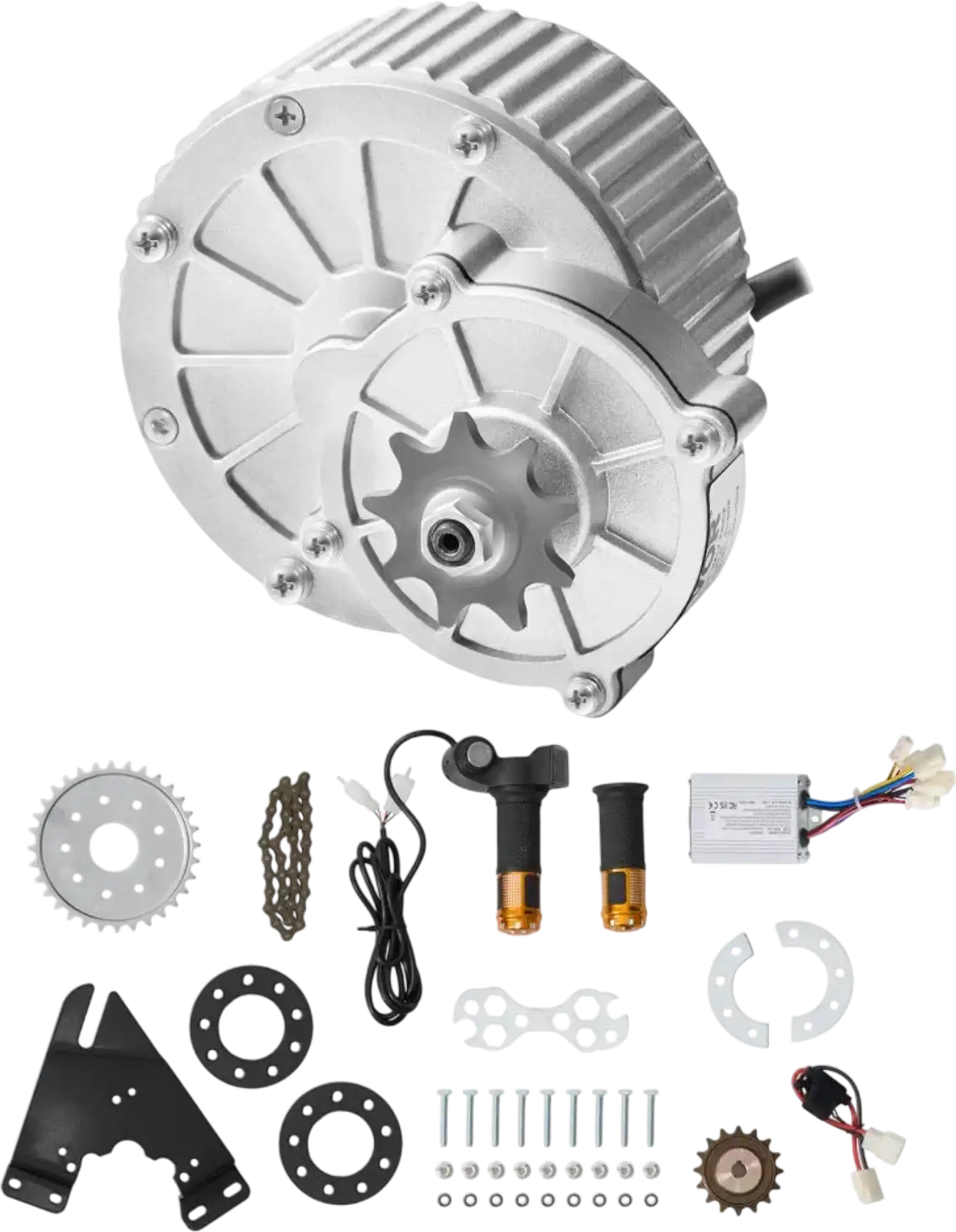 Vevor Brushed DC Motor Kit 450W 36V 3000 RPM with Controller and Twist Throttle New