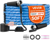 VEVOR 50FT Heated Water Hose for RV Antifreeze to -45°F Drinking Water Hose, 5/8" ID, Corrugated Surface, Built-in Thermostat, Freeze & Leak-Proof, Lead and BPA Free, Fast Heating for RV Camping